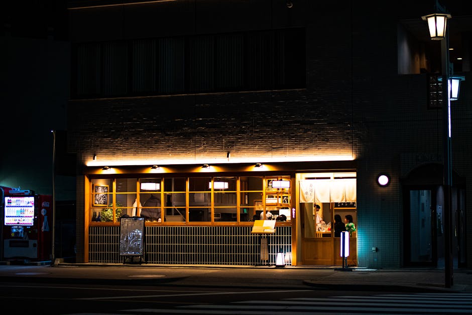 Restaurant building exterior